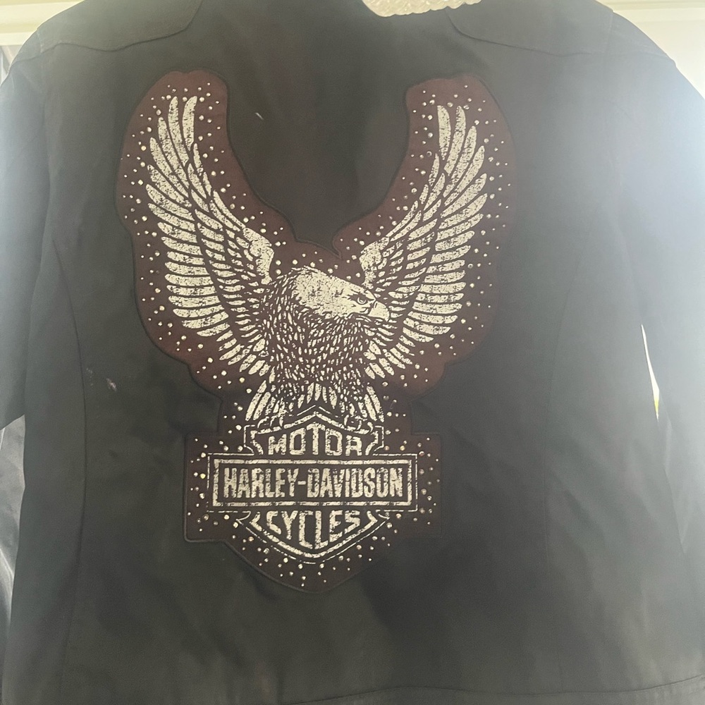COPY - Vintage Harley Davidson summer riding jacket size large with crystals ni…